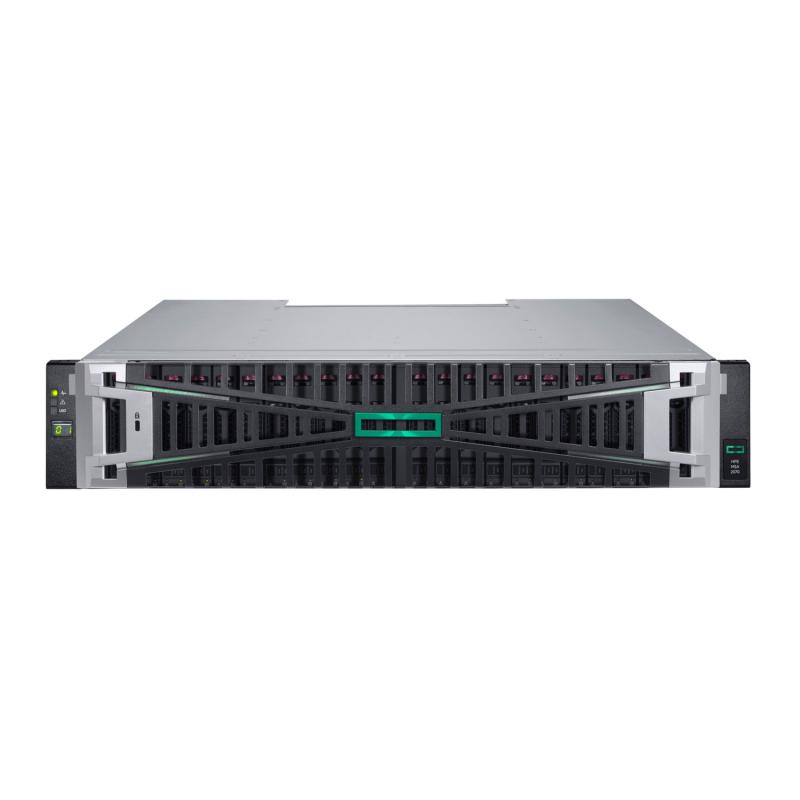 HPE MSA 2070 SFF 2x10/25GbE iSCSI 4-port Cntrl 12x3.84TB SSD 4x10Gb iSCSI XCVR 46TB Storage Array