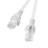 Patch cord Cat.5e UTP 0,25 m gri, Fluke Passed