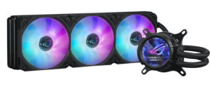 Cooler CPU ASUS ROG Strix LC III 360 ARGB LCD BLACK 3x Fan Slots 120mm, Speed: 800-2200 RPM, 36dB, Intel: LGA 1700, 1200, 115x, AMD: AM5,AM4