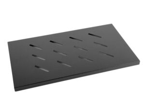 Alternative view of Poliță fixă 19" 1U / 465x315 mm,  max. 120 kg, negru