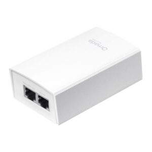 Omada 54V 30W 2.5G Passive PoE Adapter Port: 1× 2.5Gbps Passive PoE Port, 1× 2.5Gbps Non-PoE Port SPEC: 54V passive PoE supported, 30W PoE Power, Data and power carried over the same cable, Convenient wall-mounting design, 2.5G speed support, Plug-and-Play, Plastic Case