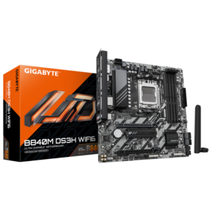 Placa de baza Gigabyte B840M DS3H WIFI6, Socket AM5, DDR5, Micro-ATX