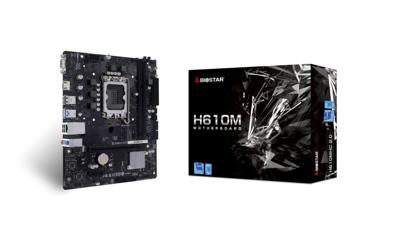 Placa de baza Biostar H610MHC 2.0, Socket 1700, DDR4, Micro-ATX