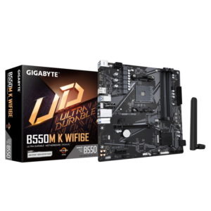 Placa de baza Gigabyte B550M K WIFI6E, Socket AM4, DDR4, Micro-ATX