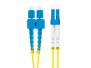 Alternative view of Patch cord fibră SM SC/UPC-LC/UPC duplex 2 m LSZH G657A1 3,0 mm galben