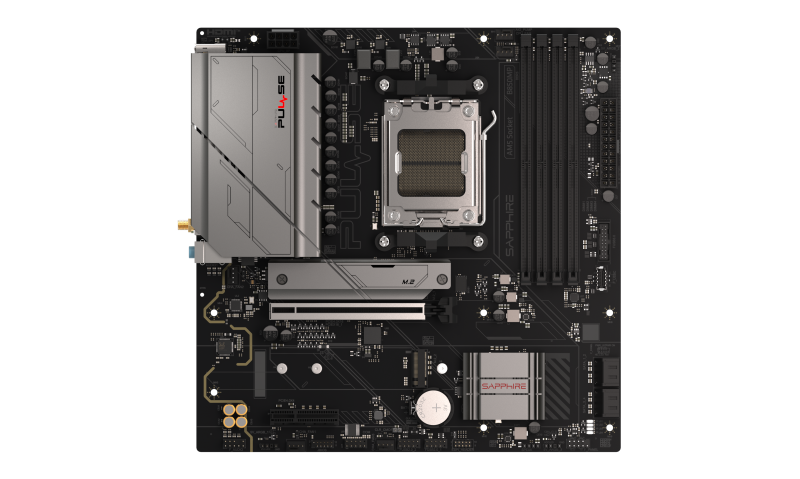 Placa de baza Sapphire PULSE B850M WIFI, Socket AM5, DDR5, Micro-ATX