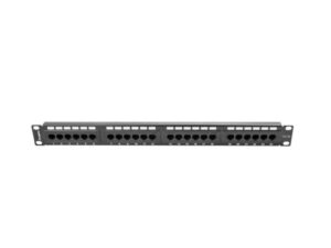 Alternative view of Patch panel 24 porturi 1U 19" Cat.5e UTP negru