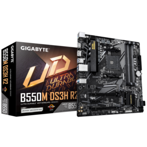 Placa de baza Gigabyte B550M DS3H R2, Socket AM4, DDR4, Micro-ATX