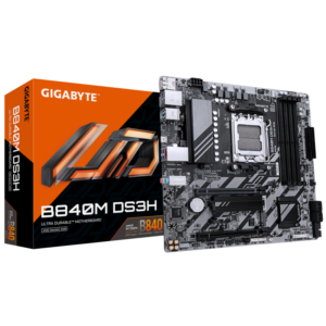 Placa de baza Gigabyte B840M DS3H, Socket AM5, DDR5, Micro-ATX