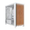 Carcasa CORSAIR FRAME 4000D WOOD RS, Mid Tower, White