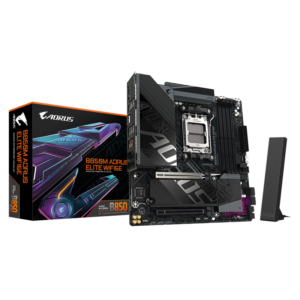 Placa de baza Gigabyte B850M AORUS ELITE WIFI6E, Socket AM5, DDR5, Micro-ATX