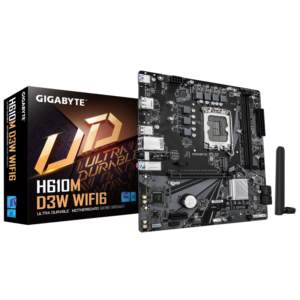 Placa de baza Gigabyte H610M D3W WIFI6, Socket 1700, DDR5, Micro-ATX