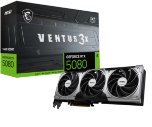 Placa video MSI GeForce RTX 5080, 16GB GDDR7, PCI Express 5.0, 256-bit