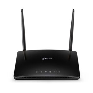 AC1200 Wireless Dual Band 4G LTE Router Build-In 150Mbps 4G LTE Modem SPEED: 867 Mbps at 5 GHz + 300 Mbps at 2.4 GHz, 4G Cat4 150/50 Mbps SPEC: 2× Antennas, 3× Fast Ethernet LAN Ports, 1× Fast Ethernet WAN/LAN Port, LTE-FDD/LTE-TDD/DC-HSPA+/HSPA+/HSPA/UMTS FEATURE: Tether App, Cloud Support