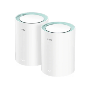 Alternative view of WiFi range extender Cudy M1500 (2 pcs.), WiFi standard: WiFi 6, Ports: 3 x Gigabit RJ45, Speed 5GHz: 1201 Mbps