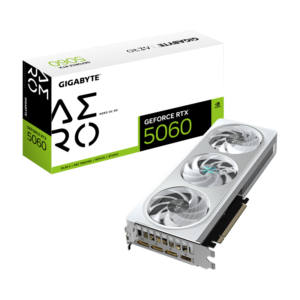 Placa video Gigabyte GeForce RTX 5060 AERO OC, 8GB GDDR7, PCI Express 5.0, 128bit