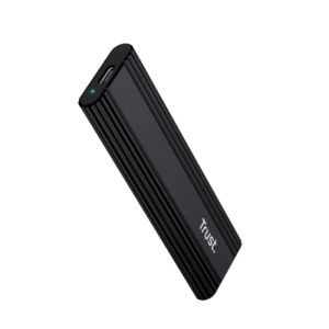 Enclosure Trust USB-C M.2 SSD, conectori USB-C, USB-A, viteza USB 10000 Mbps, lungime cablu 10cm, negru