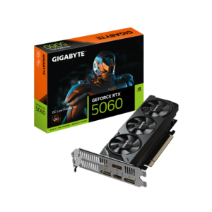 Placa video Gigabyte GeForce RTX 5060 OC LOW PROFILE, 8GB GDDR7, PCI Express 5.0, 128-bit