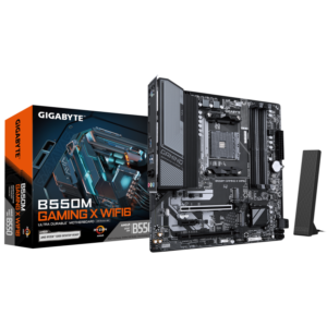 Placa de baza Gigabyte B550M GAMING X WIFI6, Socket AM4, DDR4, Micro-ATX