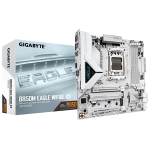 Placa de baza Gigabyte B850M EAGLE WIFI6E ICE, Socket AM5, DDR5, Micro-ATX