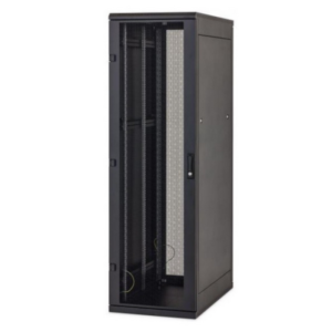 Rack de podea 19 Triton 22U 800x1000mm usa fata metal perforat panouri laterale/spate detasabile sectiuni pentru ventilatie activa, sectiuniacces cabluri sus/jos/spate, picioare reglabile IP20 negru