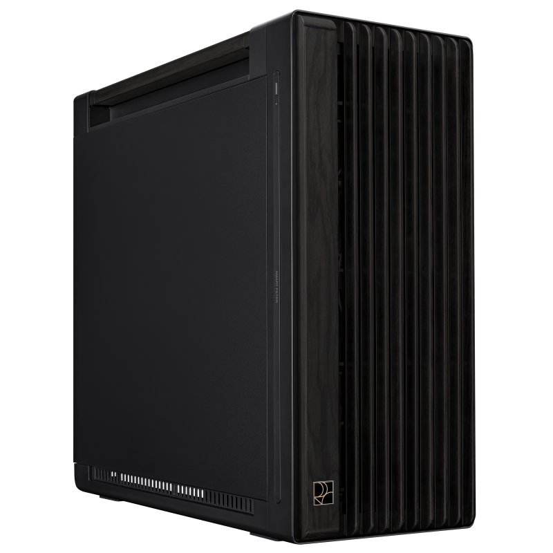 Carcasa ASUS ProArt PA602 Wood Edition, RGB, Mid Tower, Black