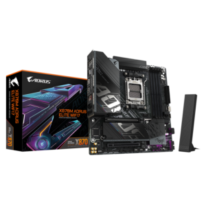 Placa de baza Gigabyte X870M AORUS ELITE WIFI7, Socket AM5, DDR5, Micro-ATX