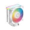 Cooler Procesor DEEPCOOL AG400 WH, Aer, 12 cm, aRGB