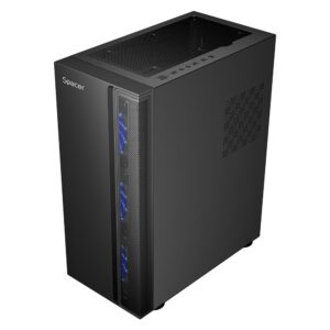 Alternative view of Carcasa SPACER ICE HERO, RGB, Mid Tower, Black