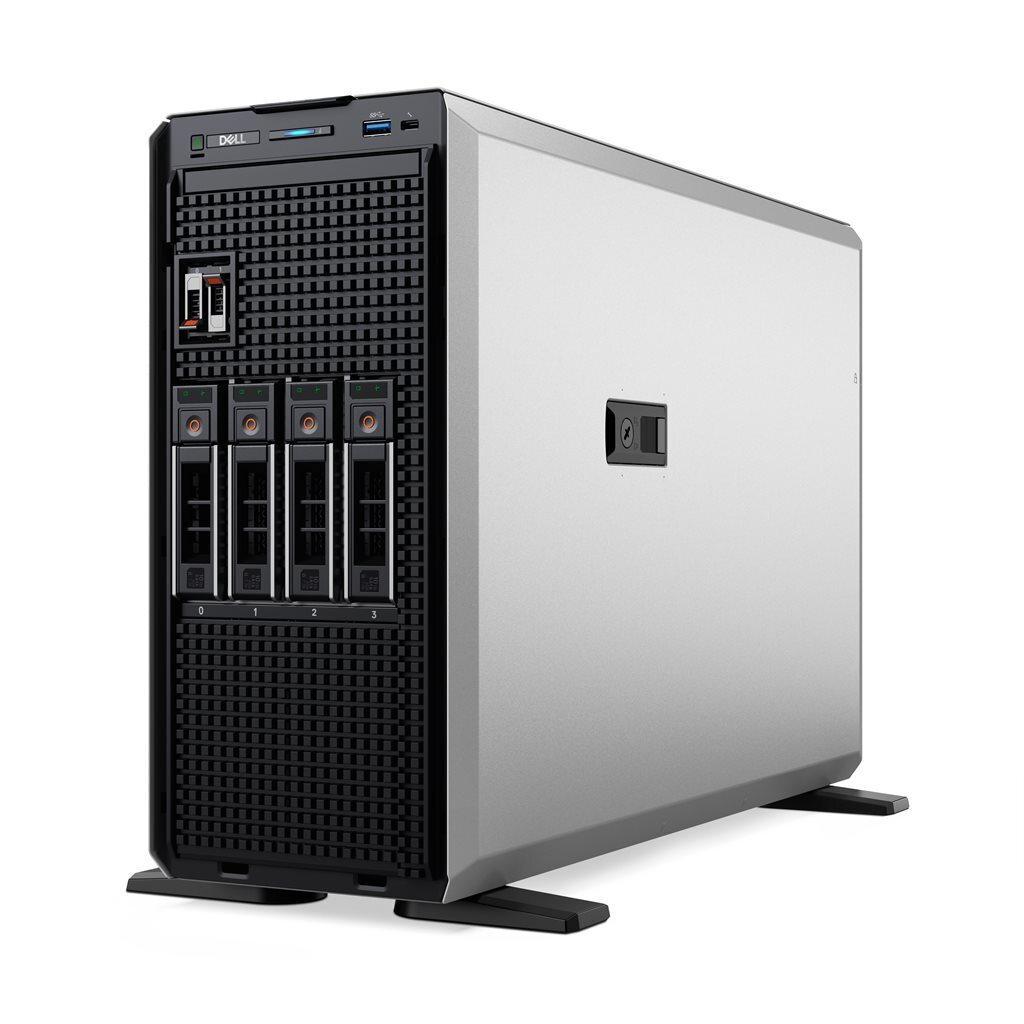 PowerEdge T360 Tower Server Intel Xeon 6 Performance 6325P 3.5G, 4C/8T, 12M Cache, Turbo, (55W) DDR5-4800, 2x 16GB UDIMM, 5600MT/s ECC, 1TB Hard Drive SATA 6Gbps 7.2K 512n 3.5in Hot-Plug, 3.5" Chassis with up to 8 Hot Plug Hard Drive, Motherboard with Broadcom 5720 Dual Port 1Gb On-Board LOM, PERC