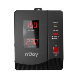 Stabilizator tensiune nJoy 2000VA Alvis, 1200W, 2x Schuko