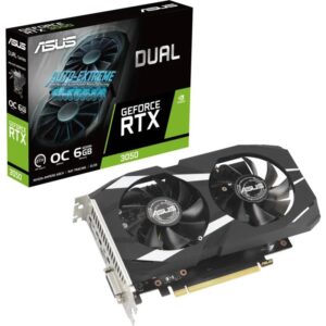 Placa video ASUS GeForce RTX 3050, 6GB GDDR6, PCI Express 4.0, 96-bit