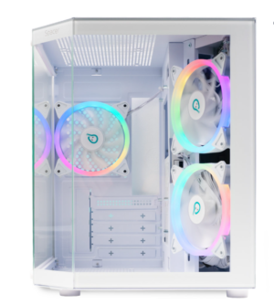 Alternative view of Carcasa SPACER Aquarium, RGB, Micro Tower, White