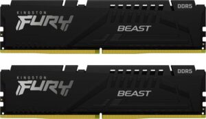 Memorie RAM Kingston FURY Beast, 16GB DDR5, 6000MHz, CL30
