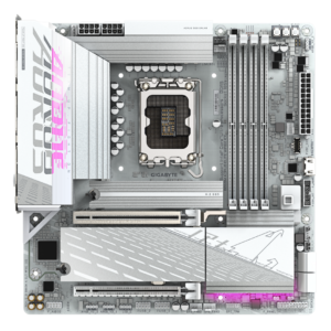 Alternative view of Placa de baza Gigabyte B860M AORUS ELITE WIFI6E ICE, Socket 1851, DDR5, Micro-ATX
