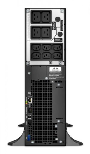 UPS APC Smart-UPS SRT online dubla-conversie 5000VA / 4500W 6 conectori C13 4 conectori C19 extended runtime convertibil rack, baterie APCRBC140,optional extindere garantie cu 1/3 ani (WBEXTWAR1YR-SP- 05/WBEXTWAR3YR-SP-05),3 ani garantie echipament si 2 ani garantie baterie