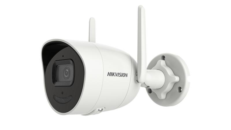 Camera supraveghere Hikvision WIFI IP bullet DS-2CV2041G2-IDW(2.8MM)(W); 4 MP, WIFI 2.4G cu 2 antene, distanta in camp deschis 120metri, microfon si speaker incorporate, audio bidirectional, 1/2.7" Progressive Scan 4MP CMOS, rezolutie: 2560 × 1440@25fps, iluminare: Color: 0.009 Lux @ (F1.6, AGC ON) - imagine 4