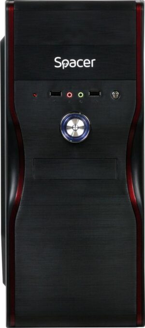Alternative view of Carcasa SPACER SPC-MERCURY, Mid Tower, Black