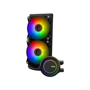 Alternative view of Cooler Procesor MSI MAG Coreliquid E240, Lichid, 12 cm, 2 ventilatoare, aRGB