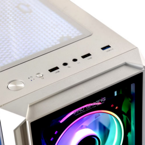 Alternative view of Carcasa PRO GAMING BASTION, RGB, Mid Tower, White