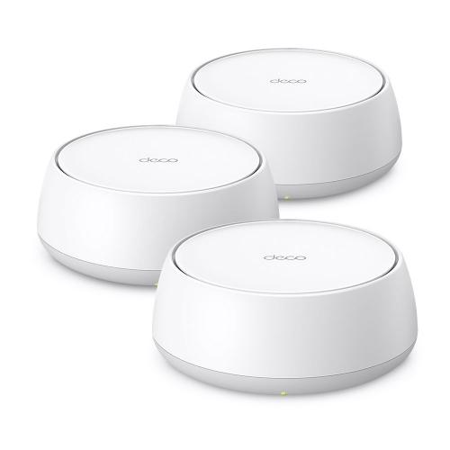 TP-LINK BE3600 Whole Home Mesh WiFi 3PK Dual-Band, standarde wireless: Wi-Fi 7 IEEE 802.11be/ax/ac/n/a 5 GHz, IEEE 802.11be/ax/n/b/g 2.4 GHz, viteze wireless: 5 GHz: 4324 Mbps (802.11be) 2.4 GHz: 688 Mbps (802.11be), Modul router, Mod Access Point, 4 x antene interne, AI-Driven Mesh, dimensiuni (150 - imagine 6