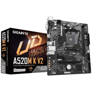 Placa de baza Gigabyte A520M K V2, Socket AM4, DDR4, Micro-ATX