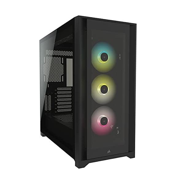 Carcasa Corsair iCUE 5000X RGB, RGB, Mid Tower, Black