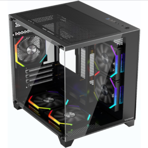 Carcasa 1st PLAYER BV5, RGB, Mid Tower, Black