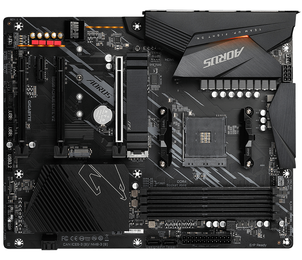 Placa de baza Gigabyte B550 AORUS ELITE V2, Socket AM4, DDR4, ATX