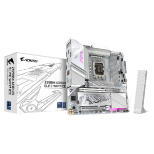Placa de baza Gigabyte Z890M AORUS ELITE WIFI7 ICE, Socket 1851, DDR5, Micro-ATX