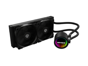 Alternative view of Cooler Procesor GENESIS HYDRIA 240, Lichid, 2 ventilatoare, aRGB