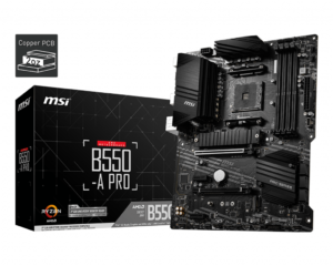 Alternative view of Placa de baza MSI B550-A PRO, Socket AM4, DDR4, ATX
