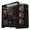 Carcasa 1STPLAYER RT7-BK, Mid Tower, Black