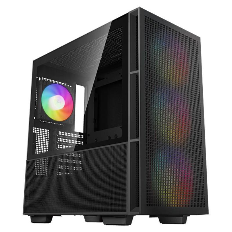 Carcasa DEEPCOOL CH560, RGB, Mid Tower, Black